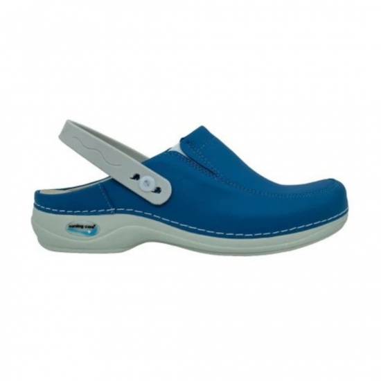 Soca Em Pele Antiderrapante Com Palmilha E Tira - NURSING CARE Soca Em Pele Antiderrapante Com Palmilha E Tira - NURSING CARE