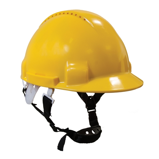 Capacete Em Polietileno Ventilado Com Francalete - PORTWEST