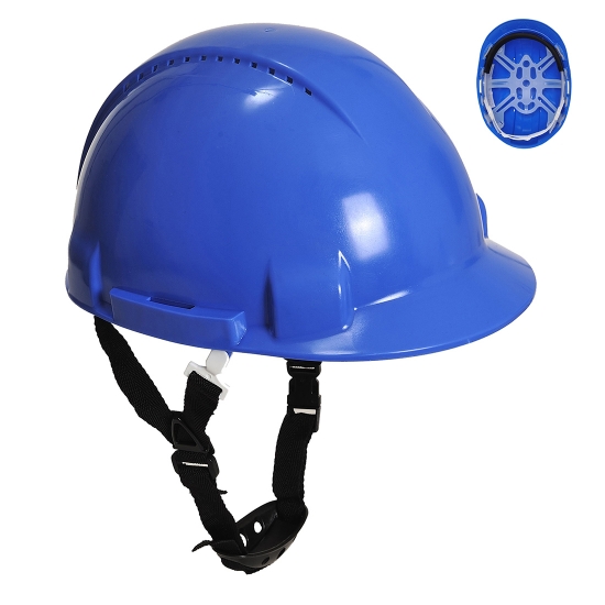 Capacete Em Polietileno Ventilado Com Francalete - PORTWEST