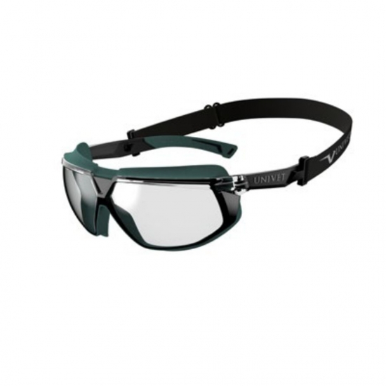 Óculo Policarbonato Antiembaciamento In/Out Hastes E Elástico - UNIVET