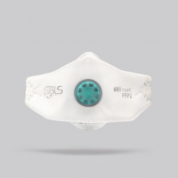 MASCARA DESCARTAVEL FFP2 COM VALVULA - BLS