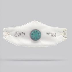 MASCARA DESCARTAVEL FFP2 COM VALVULA - BLS