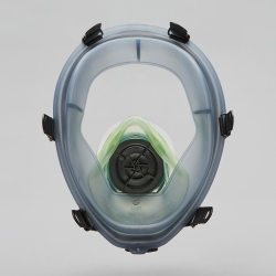 Máscara Facial Completa Em Borracha - BLS