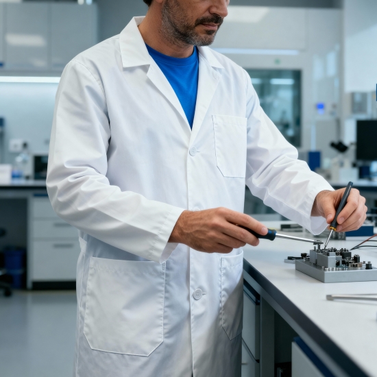 Bata Standard Manga Comprida 65% Poliéster / 35% Algodão 200g/m² - FOR WEAR