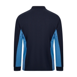 Polo Bicolor Manga Comprida - VELILLA