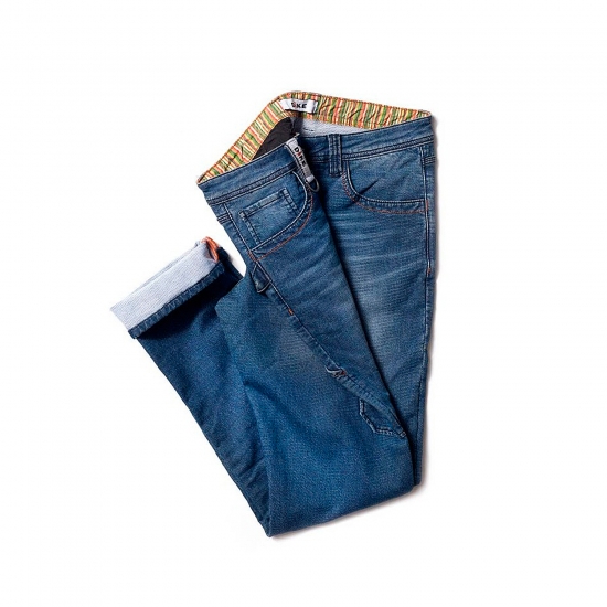 Calça Denim 99% Algodão/1% Elastano - DIKE Calça Denim 99% Algodão/1% Elastano - DIKE