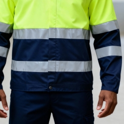 Blusão Alta Visibilidade Bicolor 65% Poliéster / 35% Algodão 200g/m² - FOR WEAR Blusão Alta Visibilidade Bicolor 65% Poliéster / 35% Algodão 200g/m² - FOR WEAR