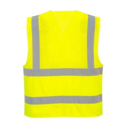 Colete Alta Visibilidade Com Bolso Porta Documentos - PORTWEST