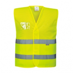 Colete Alta Visibilidade Com Bolso Porta Documentos - PORTWEST