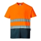 T-Shirt Av Bicolor Com Brandas Refletoras - PORTWEST