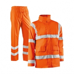 Fato Impermeável Alta Visibilidade 100% Poliuretano - JUBA