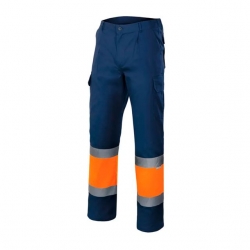 Calça Alta Visibilidade Bicolor 65% Poliéster/35% Algodão - VELILLA