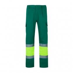 Calça Alta Visibilidade Bicolor 65% Poliéster/35% Algodão - VELILLA Calça Alta Visibilidade Bicolor 65% Poliéster/35% Algodão - VELILLA