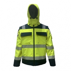Blusão Alta Visibilidade Softshell - VIZWELL Blusão Alta Visibilidade Softshell - VIZWELL