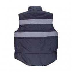 Colete Multibolsos Acolchoado Com Fitas Refletoras - WORKTEAM