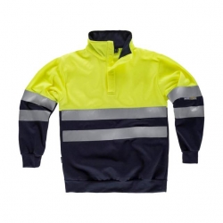 Sweat Alta Visibilidade Bicolor 65% Poliéster / 35% Algodão - WORKTEAM