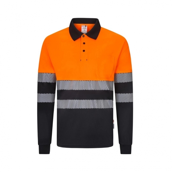 Polo AV Manga Curta Bicolor  - VELILLA