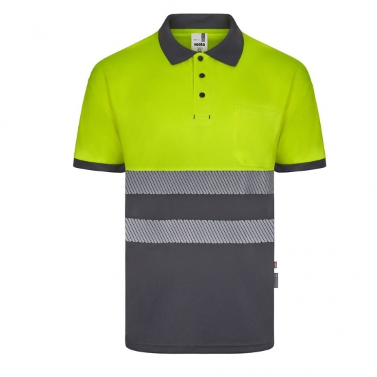 Polo AV Manga Curta Bicolor  - VELILLA