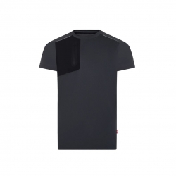 T-Shirt Técnica Com Bolso No Peito  - VELILLA