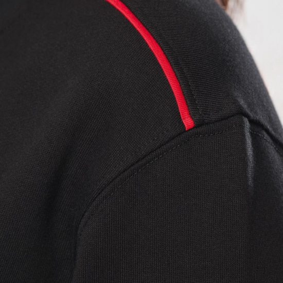 Sweat Bicolor Com Bolso Poliéster/Algodão 300Gr