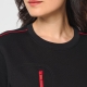 Sweat Bicolor Com Bolso Poliéster/Algodão 300Gr