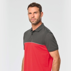 Polo Bicolor 60% Algodão/ 40% Poliéster