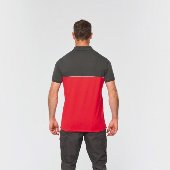 Polo Bicolor 60% Algodão/ 40% Poliéster
