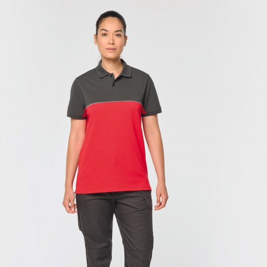 Polo Bicolor 60% Algodão/ 40% Poliéster