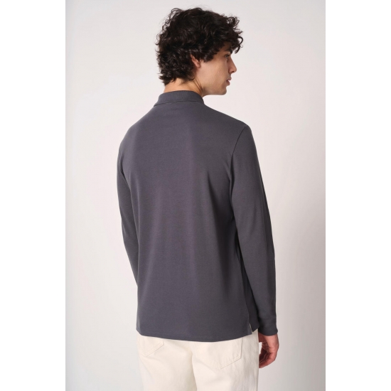 Polo Homem Manga Comprida 180Gr
