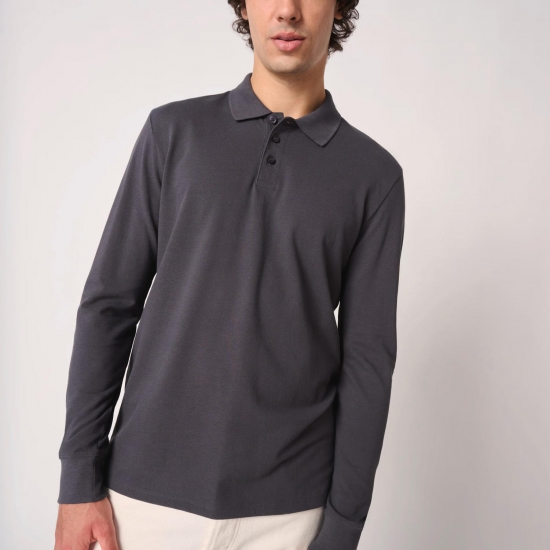 Polo Homem Manga Comprida 180Gr