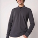 Polo Homem Manga Comprida 180Gr