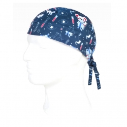 Bandana Poliéster/Elastano Estampado Médico - WORKTEAM