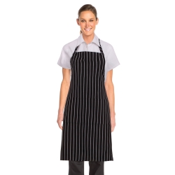 Avental C/Peito Riscas 65% Poliéster / 35% Viscose 290g/m² - FOR WEAR Avental C/Peito Riscas 65% Poliéster / 35% Viscose 290g/m² - FOR WEAR