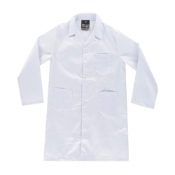 Bata Standard Criança 65% Poliéster / 35% Algodão - WORKTEAM Bata Standard Criança 65% Poliéster / 35% Algodão - WORKTEAM