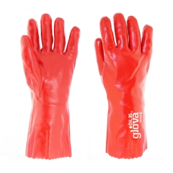 Luva PVC Vermelho 35 Cm - GLOVA