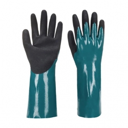 Luva Nylon Duplo Revestimento Nitrilo + PU Base Aquosa - JUBA