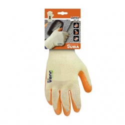 Luva Poliéster /Algodão Revestimento Látex Rugoso - JUBA