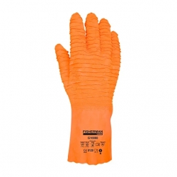 Luva Algodão Revestimento Total Látex Rugoso - JUBA