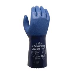 Luva Nylon/Poliéster Revestimento Nitrilo Rugoso - SHOWA