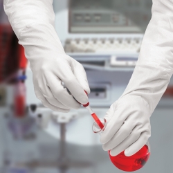 Luva PVC Branco 60cm - SHOWA