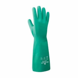 Luva Algodão Revestimento Nitrilo Verde 33cm - SHOWA Luva Algodão Revestimento Nitrilo Verde 33cm - SHOWA