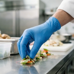 Caixa 100 Luvas Nitrilo XLight - GLOVA