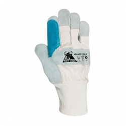 Luva Tipo Americano Crute E Lona Com Punho Elástico - JUBA