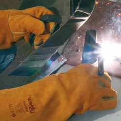 Luva Soldador Crute Com Reforço E Costuras Kevlar - JUBA