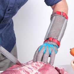 Luva Malha Aço Manguito 15cm Luva Malha Aço Manguito 15cm