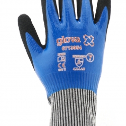 Luva Anti-Corte Duplo Revestimento Nitrilo - GLOVA