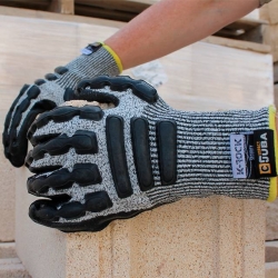 Luva K-Rock Revestimento Nitrilo Na Palma Com Reforços Eva - JUBA Luva K-Rock Revestimento Nitrilo Na Palma Com Reforços Eva - JUBA