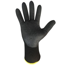 Luva Anti Corte Fibra Elastano Revestimento Nitrilo Arenoso - JUBA Luva Anti Corte Fibra Elastano Revestimento Nitrilo Arenoso - JUBA