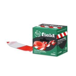 Fita De Sinalização Vermelho / Branco 200m – 7cm - FIELD Fita De Sinalização Vermelho / Branco 200m – 7cm - FIELD