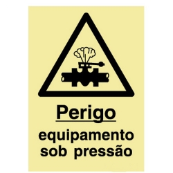Sinal de perigo, equipamento sob pressão - FIELD